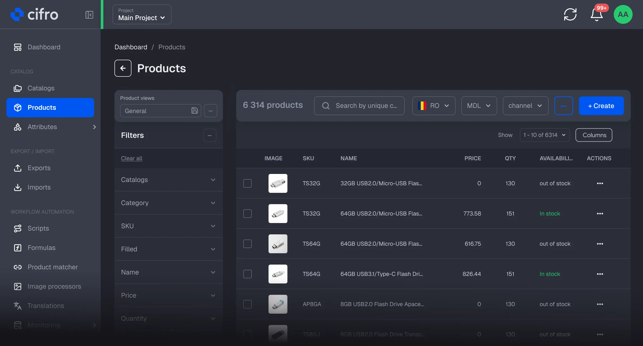 Digitalize, automate, and control product data at scale - with Cifro PIM
