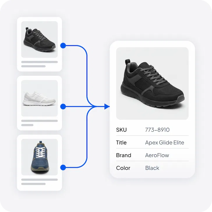 Match and structure product data