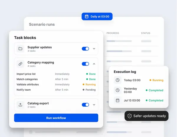 Automate routine category work